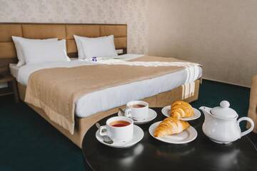 Люкс с кроватью размера «king-size» в Отеле Готель 